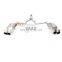 flexible Exhaust Pipe for Cadillac CT6 car exhaust catback with quad double tip