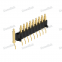 Dnenlink 2.54mm PogoPin Male Header H4.0mm Single Row Right Angle SMT With Peg