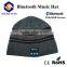 bluetooth winter hat with headphone wireless bluetooth headphone beanie hat