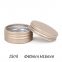 2022 5g 10g 15g 20g Fine aluminum tin jar containers with screw lids for cosmetic products