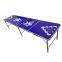 8ft beer pong table custom pattern aluminium folding camping adjustable picnic table for Party Game