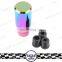 Universal Neo Chrome Car Gear Shift Knob,CNC Aluminum 5-Speed JDM Shift Knob