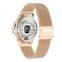 LW07 Round Touch Smartwatch Stainless Steel IP68 Waterproof Health smart watch phone for Women