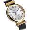 REBIRTH RE034 Women Wholesale Thin Band Watch Classic Quartz Gold Case Watches