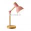 Modern Luxury Bed Wood Table Desk Night Light USB Charging Retractable LED Table Lamp