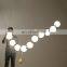 Светильник-карандаш Nordic Stair LED, простой современный, для столовой в вилле, длинный подвесной светильник для украшения дома