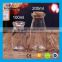 High quality 100ml 200ml transparent glass pudding milk bottle with cork
