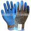13 Gauge HPPE Wrapped Fiberglass Yarn Cut Proof and Resistant Work Gloves For Butcher Hand