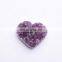 Wholesale Novelty Gifts Rough Uruguay Heart Shaped Amethyst Geode Cluster Real Crystals Healing Stones Natural Crystal Clusters