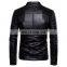 2022 arrival unisex design color block Men Genuine Leather Jacket Custom High Quality Men Leather Jacket