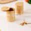 Eco Friendly Multi-purpose Spice Salt Box Home Bamboo Storage Box With Bamboo Lid Kitchen & Tabletop Pantry Organizer