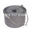 Portable 4.5L Cooking Pot with Lid for Outdoor Camping Hiking Cookware Gear & Accessories