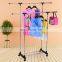Zhejiang Factory double pole landing Telescopic shoes tower clear acrylic pull down clothes hanger and rack