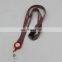 Custom Polyester Lanyard Clamp With ID Holder Retractable