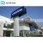 Customized new design steel frame car park building