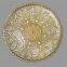 13 Inches Christmas Decorations Lace Gold Silver Glass Charger Plate