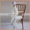 C147E hot sale curly willow wedding ruffle chair sash