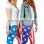 2015 Ladies Stretch Sexy Tight American Flag Print Legging for Women