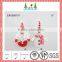 Red and white christmas tree ornament