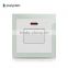 Electric Wall Switch With Indicator Light, Glass Material Doorbell Switch Power