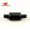 Fuel Filter/Oil Filter With High Performance AN6 BLACK(3" Length, 1-1/4" Dia., -6 Male Inlet/outlet) FF-01