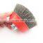 4"Steel Wire Cup Brush,small wire brush,round wire brush