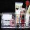 multilevel acrylic cosmetic display stands in supermaket