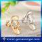 Dragonfly Rhinestone Finger Ring Nail Art Jewelry Silver/Gold Plated Jewelry L0033