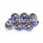 Hot Selling Rhinestone 10 pcs Sapphire Color Glass Beads Loose Beads
