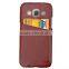 Wood Grain with Card Slot for Samsung galaxy S7/S7 edge Case with stand