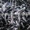 studless/Stud Link Anchor Chain Black tarred