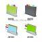 As seen on tv color index chopping board set with stand
