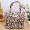 Popular High Quality Lovely Colorful Leopard Grain Girls Pvc Bag