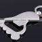 NEW design SW17057 zinc alloy cute foot Keychain bottle opener/                        
                                                                                Supplier's Choice