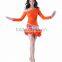 High Class Milk Silk Professional White Belly Dance Dress