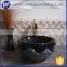 round black wash basin granite bathroom use