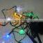 Colorful solar strip light qualitied solar panel+10 maple leaf Led +4.5M lenght Cable using for christmas,festival decoration