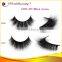 mink fur false eyelash 3D mink strip eyelash custom packaging private label wispy eyelash with glue