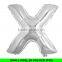 Wholesale 18 Inch Foil Mylar Balloon Small Decorative Silver Alphabet Letters