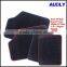 CM5002 4-piece Black Heavy Duty Rubber Car Floor Mat Set