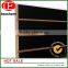 hot sale high quality black mdf slatwall for supermarket