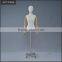 full body fashion fabric dress form mannequin for display with wheels