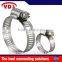 Double pipe clamp with rubber decorative pipe clamp for building