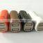 New design double usb car charger Universal 2.1A car charger adapter mini 2 usb car chargers for HTC Lenovo