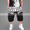 Wholesale new pattern boy hip hop drop crotch pants hip hop dance pants with short hip hop dance costumes