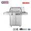 4 burner stainless steel gas bbq grill