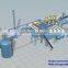 Old tyre recycling pyrolysis machine