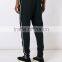 Black Cotton And Artificial Leather 'Untold' Track Pants From Philipp Plein Featuring an Elasticated Waistband
