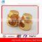 CD8289 Fashion Round Cord Locks Metal Gold Cord Stopper