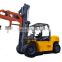 Hydraulic forklift block clamp